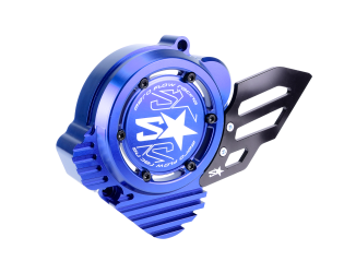 Cache d'allumage 2WIN Aero Flow Racing Bleu Derbi Euro 3 / 4