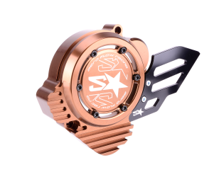 Cache d'allumage 2WIN Aero Flow Racing Marron Derbi Euro 3 / 4