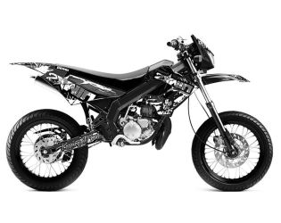 Kit déco 2WIN Noir Derbi Senda X-Treme Plastique Victoria Bull