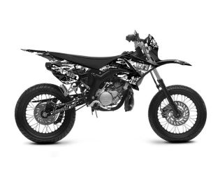 Kit déco 2WIN Noir Mbk X-Limit SM 2004-2009 / Yamaha DT SM 2004-2009