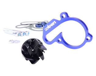 Kit pompe à eau 2WIN High Flow Bleu Derbi Euro 3 / 4