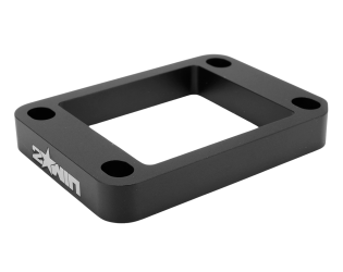 Cale de boîte à clapets 2WIN 10mm Noir Mat AM6 / Derbi