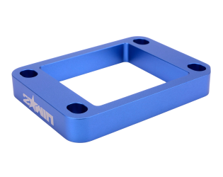 Cale de boîte à clapets 2WIN 10mm Bleu Mat AM6 / Derbi