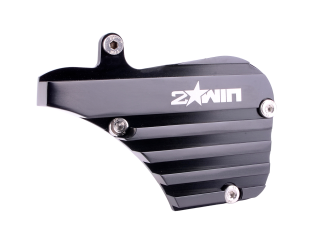 Carter obturateur de pompe à huile 2WIN CNC Noir Derbi Euro 3 / 4