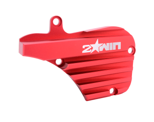 Carter obturateur de pompe à huile 2WIN CNC Rouge Mat Derbi Euro 3 / 4