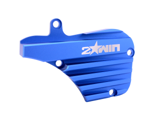 Carter obturateur de pompe à huile 2WIN CNC Bleu Mat Derbi Euro 3 / 4