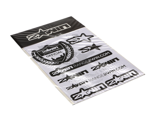 2WIN Official Stickers Sheet 9x12cm