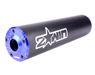 Silencieux d'échappement 2WIN Wictory Noir / Bleu