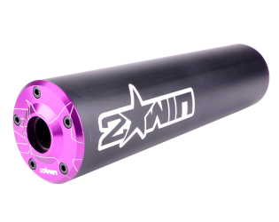 Silencieux d'échappement 2WIN Wictory Noir / Violet