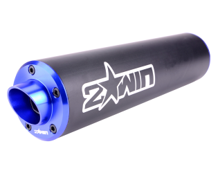 Silencieux d'échappement 2WIN Prodyx Noir / Bleu