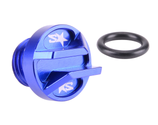 Bouchon de carter d'huile 2WIN CNC Bleu AM6