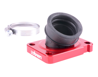 Pipe d'admission 2WIN 360° PWK 19-28mm Rouge AM6 / Derbi