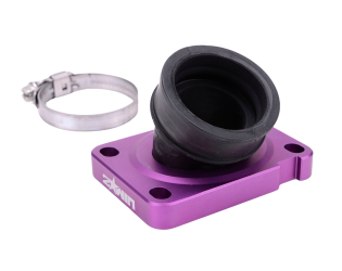 Pipe d'admission 2WIN 360° PWK 19-28mm Violet Mat AM6 / Derbi