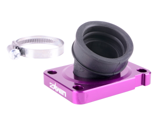 Pipe d'admission 2WIN 360° PWK 19-28mm Violet AM6 / Derbi