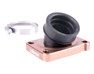 Pipe d'admission 2WIN 360° PWK 19-28mm Marron AM6 / Derbi