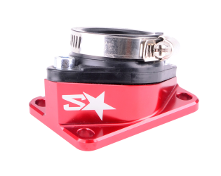 Pipe d'admission 2WIN CNC PWK 19-28mm Rouge AM6 / Derbi