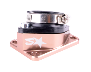 Pipe d'admission 2WIN CNC PWK 30-34mm Marron AM6 / Derbi