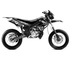 Kit déco 2WIN Noir Derbi Senda X-Treme Plastique Victoria Bull