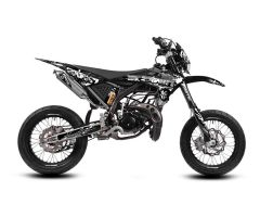 Kit déco 2WIN Noir Fantic Motard Performance 50 / 125 2T 2018-2019