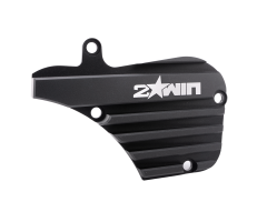 Carter obturateur de pompe à huile 2WIN CNC Noir Derbi Euro 3 / 4