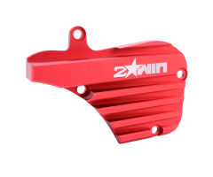 Carter obturateur de pompe à huile 2WIN CNC Rouge Derbi Euro 3 / 4