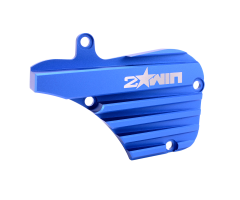 Carter obturateur de pompe à huile 2WIN CNC Bleu Derbi Euro 3 / 4