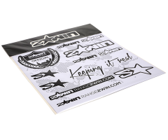 Planche d'autocollants 2WIN Official 20x20cm