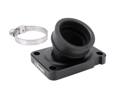 Pipe d'admission 2WIN 360° PWK 19-28mm Noir AM6 / Derbi