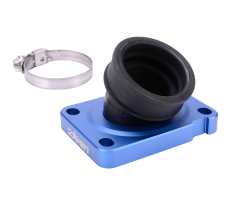 Pipe d'admission 2WIN 360° PWK 19-28mm Bleu AM6 / Derbi