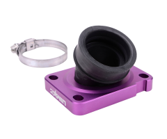 Pipe d'admission 2WIN 360° PWK 19-28mm Violet AM6 / Derbi
