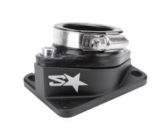 Pipe d'admission 2WIN CNC PWK 19-28mm Noir AM6 / Derbi